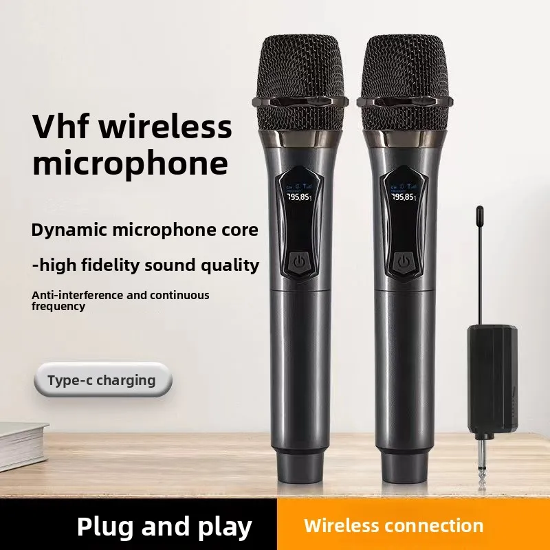 

108, перезаряжаемые беспроводные микрофоны, один-два, КТВ, уличное аудио, прямая трансляция, звуковая карта, ручной универсальный микрофон