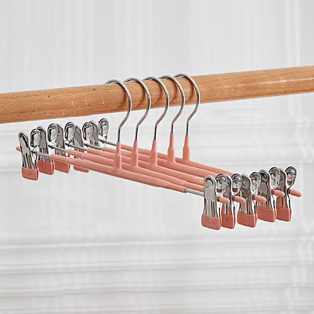 2Pcs Clothes Hangers Practical Eco-friendly Pants Clips Pants Coat Skirt Trousers Closet Hanging Clips for Bathroom