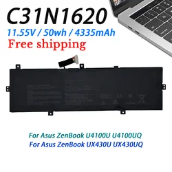 C31N1620 Laptop Battery For Asus Zenbook U4100U U4100UQ UX430U UX430UQ 11.55V 50wh 4335mAh