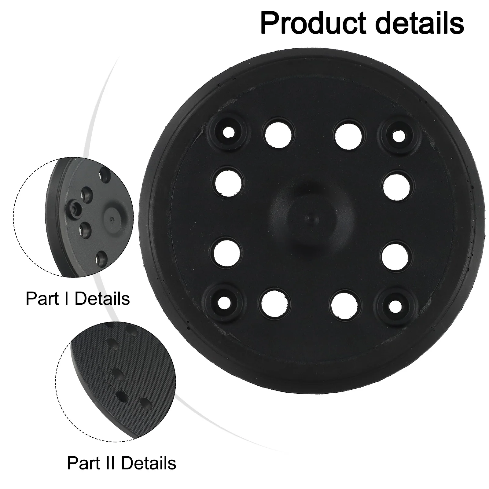 125mm Sanding Pad for bosch Eccentric Sander Pad For Sanding High-density Hook Long for service Life for bosch for pex 270 for