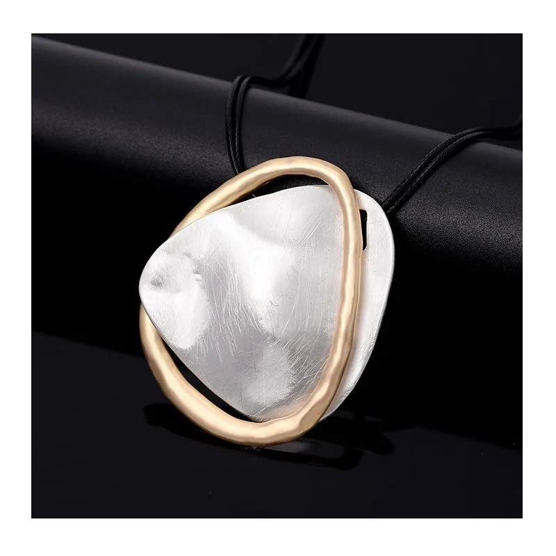 

New Necklace Geometric Long Necklace Hot-selling Pendant Women's Metal Sweater Chain