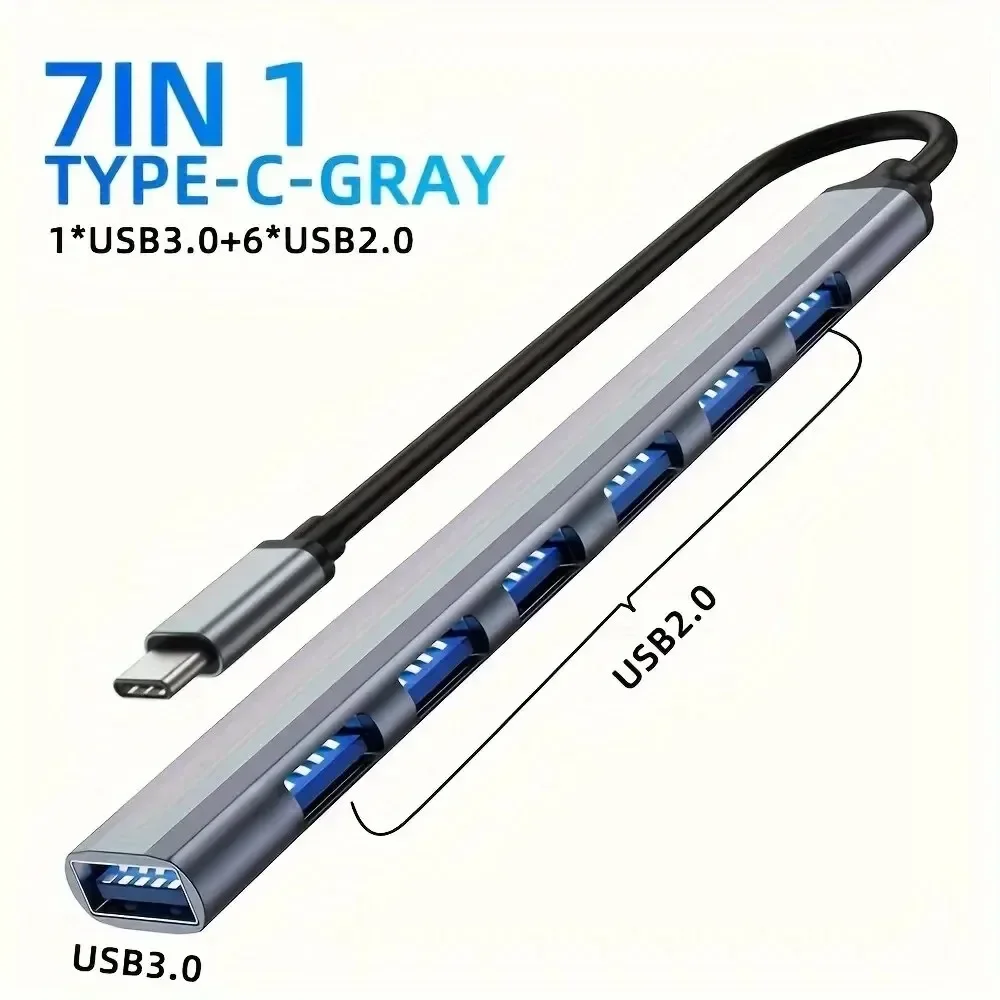 USB C Hub 8In1 7in2 7in1 Type C 3.1 Naar 4K HDMI Adapter met RJ45 SD/TF Kaartlezer PD Snel Opladen voor MacBook Notebook Laptop