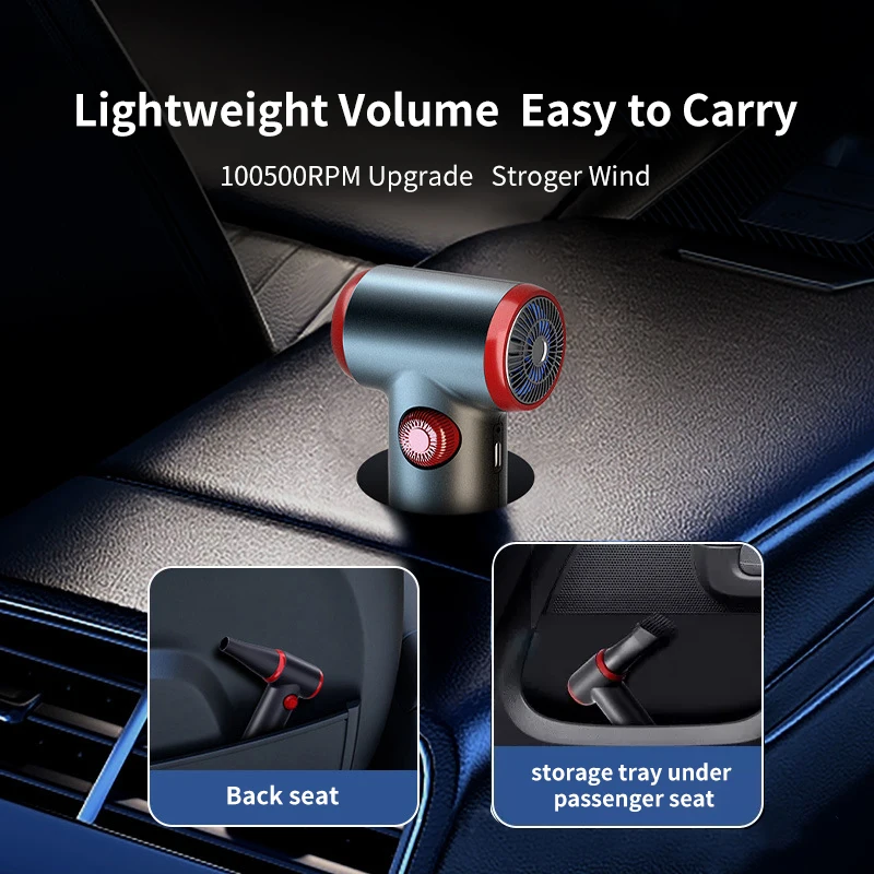 Compressed Air Duster Cordless Air Blower Electric Air Duster 8000mAh/40,000RPM