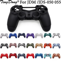 JDM 050 055 JDS-050 JDS-055 Front & Back Housing Shell Case Cover Replacement For Dualshock 4 PS4 Pro Slim Controller