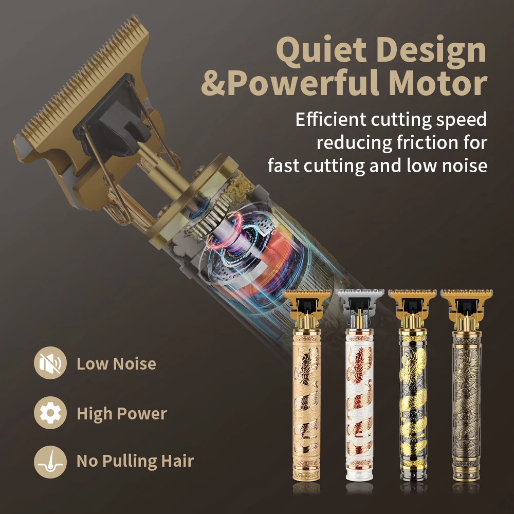 男性用コードレス電気バリカン,男性用プロバリカン,ヴィンテージ,シェーバー,HYN-001,t9,素晴らしいオファー