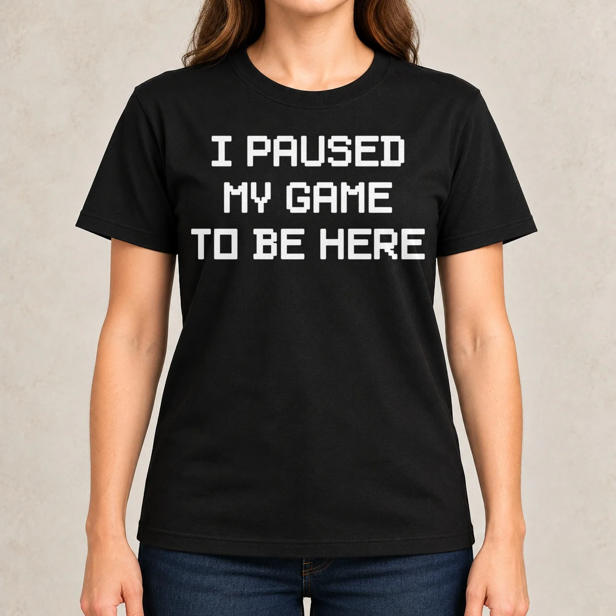 I Paused My Game To Be Here Women T-Shirt plain hippie clothes vintage clothes t-shirts for Women graphic tees funny