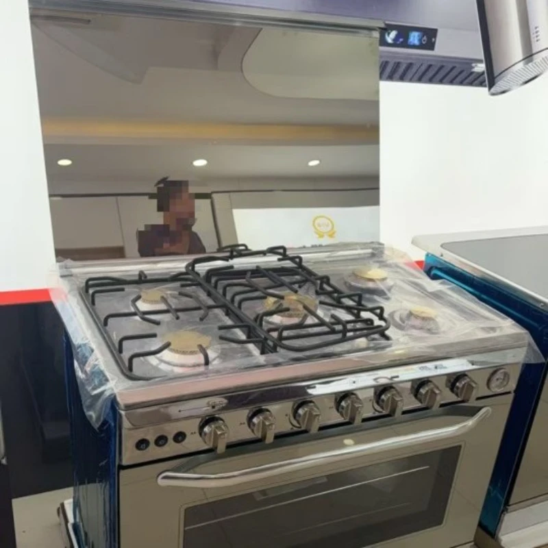 CZ Built-in Oven Vertical Convection Range 6 Burners Gas Stove 900mm Wide Multi-Functional