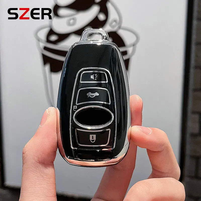 New TPU Car Smart Key Case Cover Shell Fob For Subaru BRZ XV SV Forester Legacy Outback Crosstrek Impreza WRX Ascent Accessories