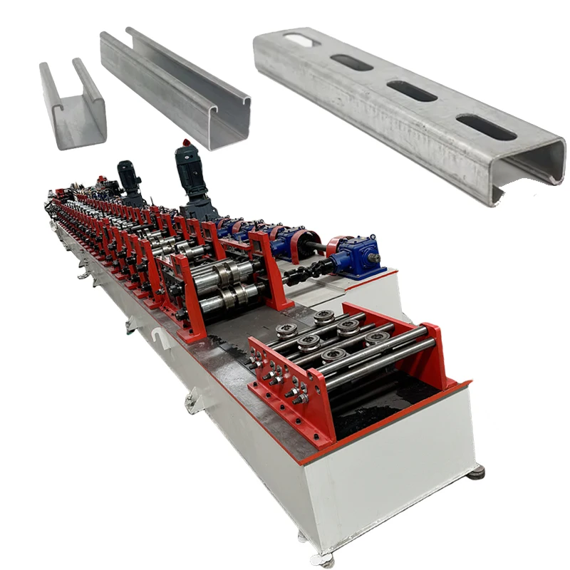 C Z Purlin C U Channel Roll Forming Machine Mesin Cold Forming Mesin Gutter Roll Forming