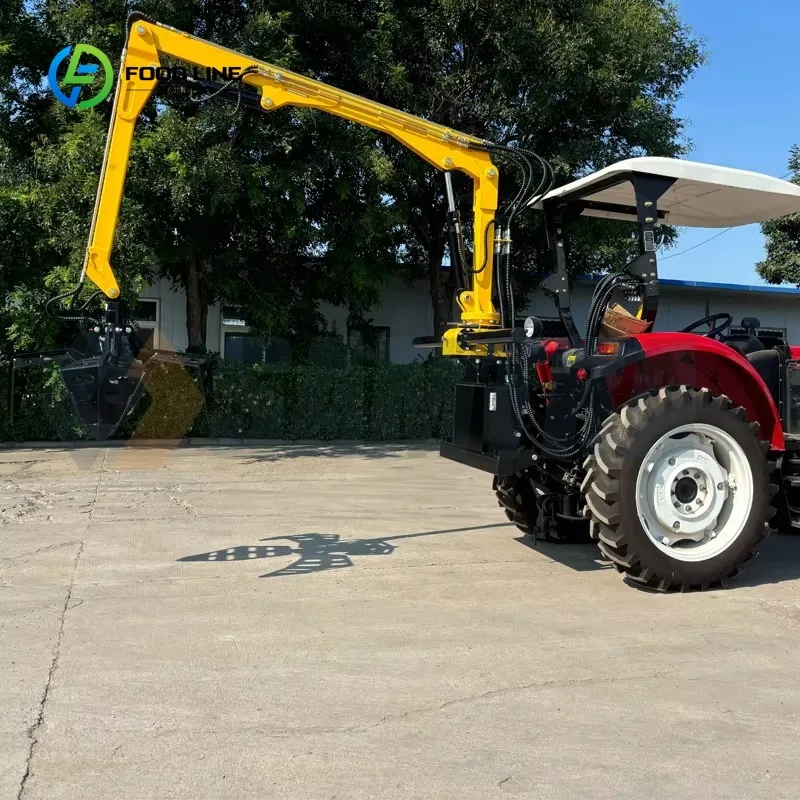 Customized Tractor Mounted Pto Driven Palm Grabber Palm Harvester Palm Fruit Picking up Machine for Sale