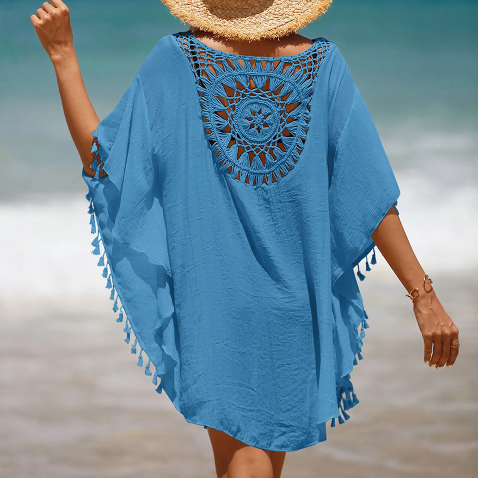 Girasole Bikini Cover Up costume da bagno Sexy Beach Dress donna 2024 Summer costume da bagno Beachwear Shirt Holiday Swimwear Covers