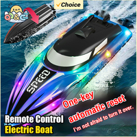 RC Ship Children Toy High Speed RC Speedboat 2.4G Waterproof Electric Remote Control Boat Durable Toys for Kids Christmas Gifts
