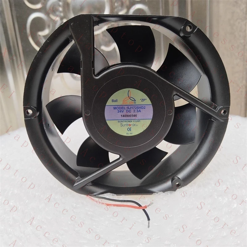 D  FOR SANJUN SJ1725HD2 DC24V 2.3A 17251 2-Wire Inverter Cooling Fan