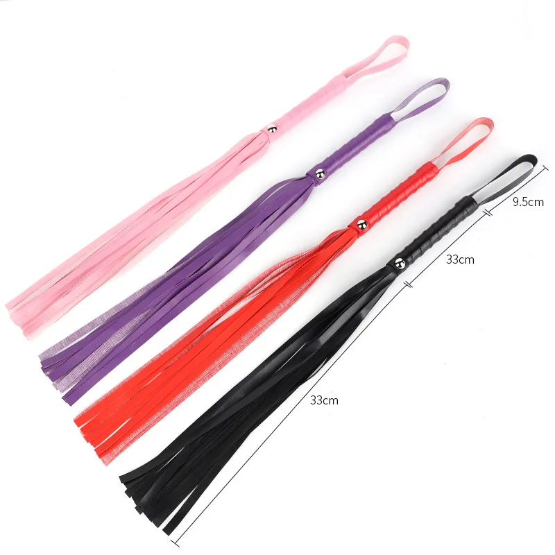 4 Colors PU Leather Sex Spanking Paddle Whip Bdsm Bondage Gay Fetish Adult Games Flogger Erotic Flirting Toys For Couples Women images - 6