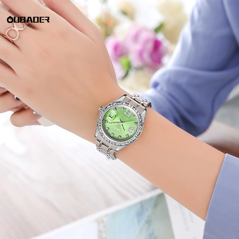 Oubaoer Luxury Brand Women's Watch Waterproof Fashion Quartz Watch Elegant Waterproof Women's Watch Women's Gift