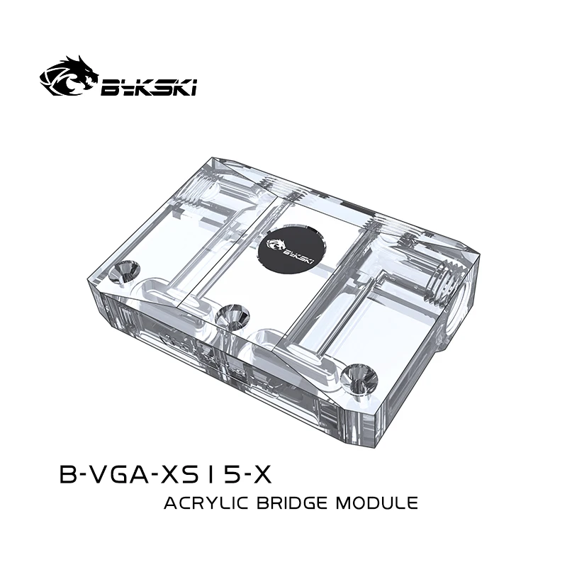 

Bykski L-type Acrylic Bridge Module For GPU Water Block 15m Thickness For Bykski's GPU Water Block Refit Water Cooling Accessory