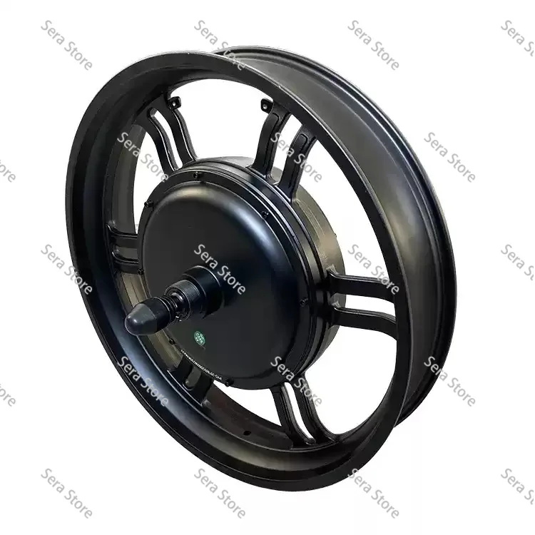 2000W 60km/h 20 Inch Fat Tire Electric Motorcycle Conversion Kit, Front & Rear Hub Motor Wheels for Snowmobile Off-Road Ebike
