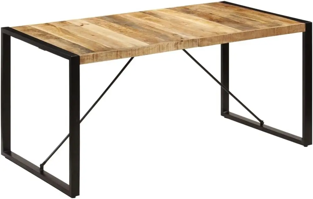 Industrial Design, Sturdy Metal Frame,Multifunctional Desk,For Nook Cafe Restaurant Home Kitchen Terrace,Dining Table