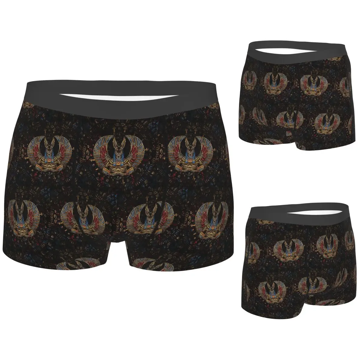 

Boxer Underpants Shorts Anubis Egyptian God Panties Men Ventilate Underwear for Homme Man Boyfriend Gift