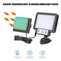 Super Bright 56 LED Solar Split Wall Lamp 3 Modes Waterproof Motion Sensor Induction Solar Lamp For Garden Garage Security Light