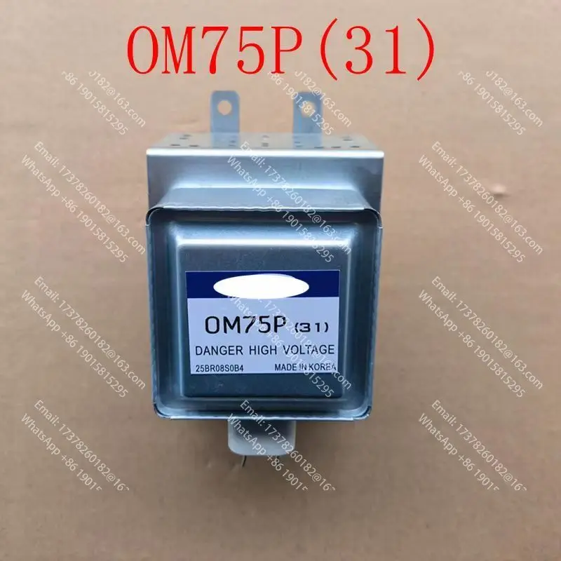 Forno de microondas magnetron om75p (31) om75s (31) gerador de microondas acessórios de tubo de microondas 0307