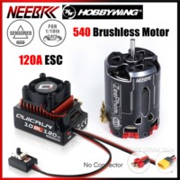 HOBBYWING 120A ESC 540 Brushless Motor QuicRun 10BL120 Sensored G2 Speed Controller for 1/10 RC Drift Racing Car Competition Toy