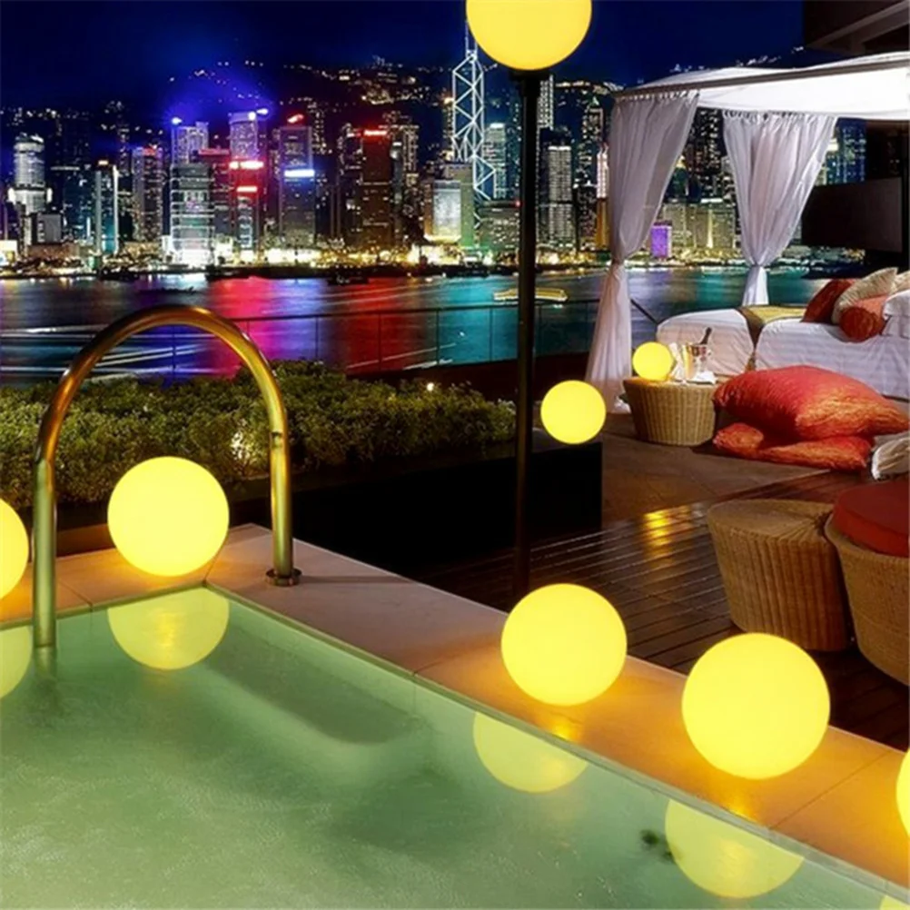 

Waterproof IP55 LED Ball Light Multicolor Remote Control All-Weather Resistant Outdoor Garden Patio Decor Lighting