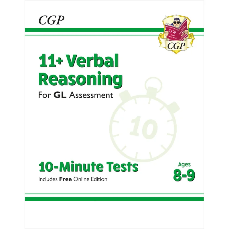 11 GL 10Minute Tests Verbal Reasoning  Ages 89 With Online Edition CGP Books Coordination Group Publications 9781789083071 Book