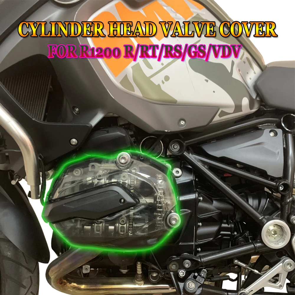 For BMW R1200GS R1200RT R 1200GS 1200RT Motorcycle Cylinder Protection Shield Valve Cap Lgnition Coil Windshield K50 K51 K52 K53