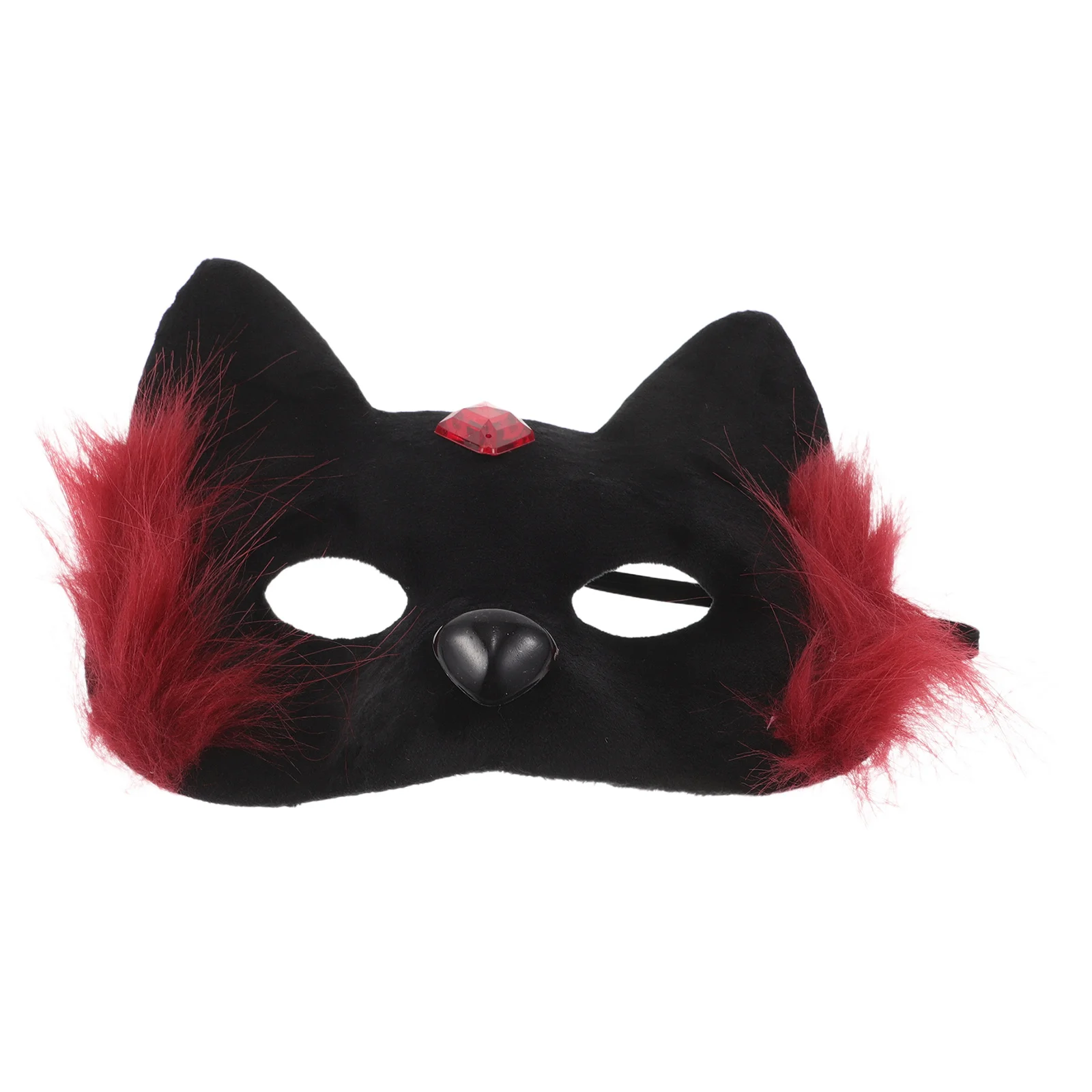 

Halloween Cat Mask Half Face Animal Masquerade Costume for Cosplay Party Women Kids Unique Design Lightweight Comfortable Fit