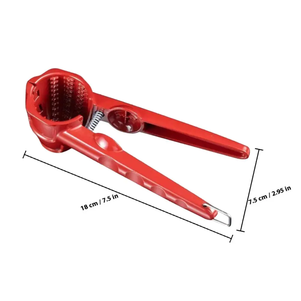 Premium Metal Nutcracker Tool for Walnuts Almonds Pecans Hazelnuts Macadamia Sturdy Anti-Slip Walnut Shell Opener Kitchen Gadget