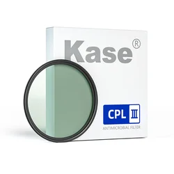 Kase Ultra Slim MC HD CPL III Circular Polarizer Lens Filter, Ultra-Low Reflectivity 0.1%, Optical Glass 43mm-77mm 82mm 95mm