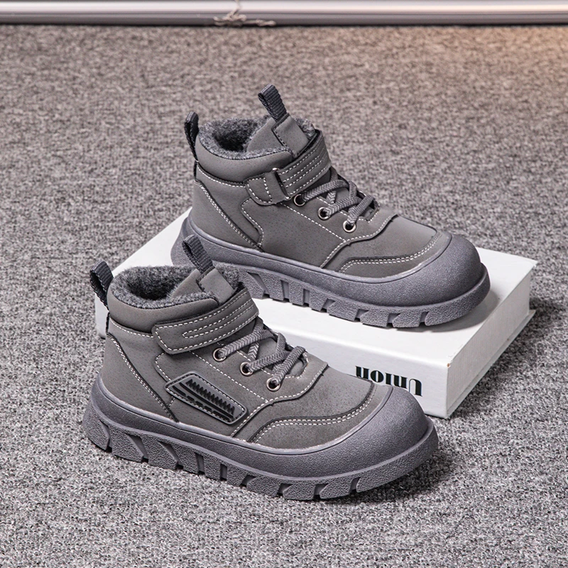 

Boys' and girls' snow boots are waterproof, plush, warm, comfortable, non-slip and light casual sports shoes in autumn and winte