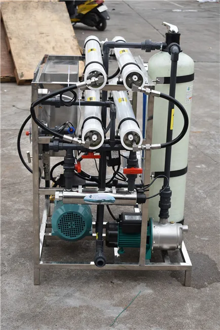 Small Scale 200L/H Sea Water Desalination Plant RO Portable Desalination System