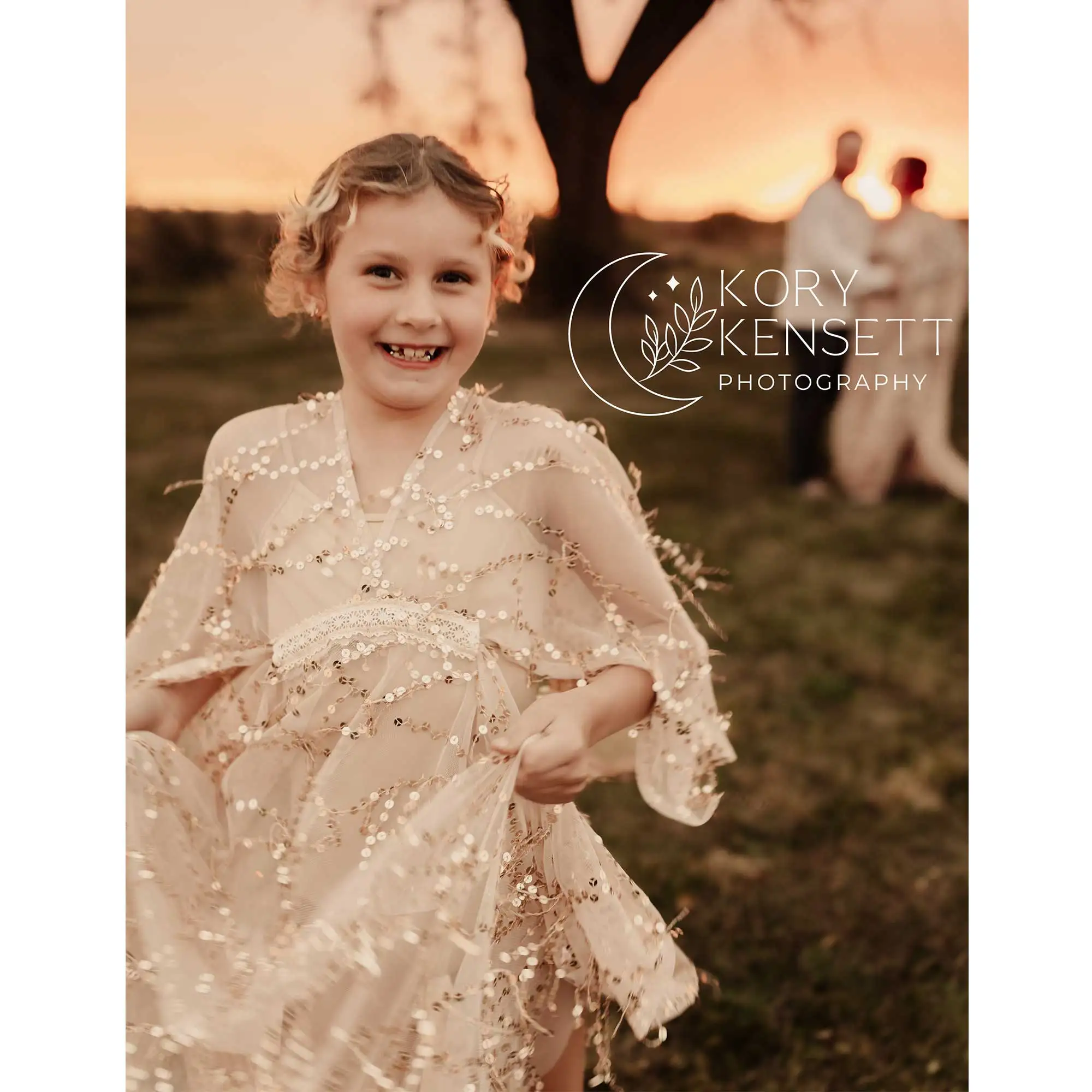 Don&Judy Sequin Sheer Maxi Gown with Flowing Sleeves Adjustable Empire Waist Ideal for Pregnancy Photoshoots Baby Showers