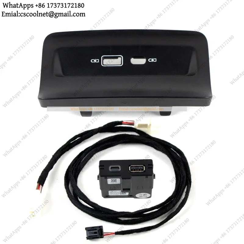 k06 5QD035726L Rear USB Port Socket Type-C Charging Switch Plug for Skoda Kodiaq Karoq