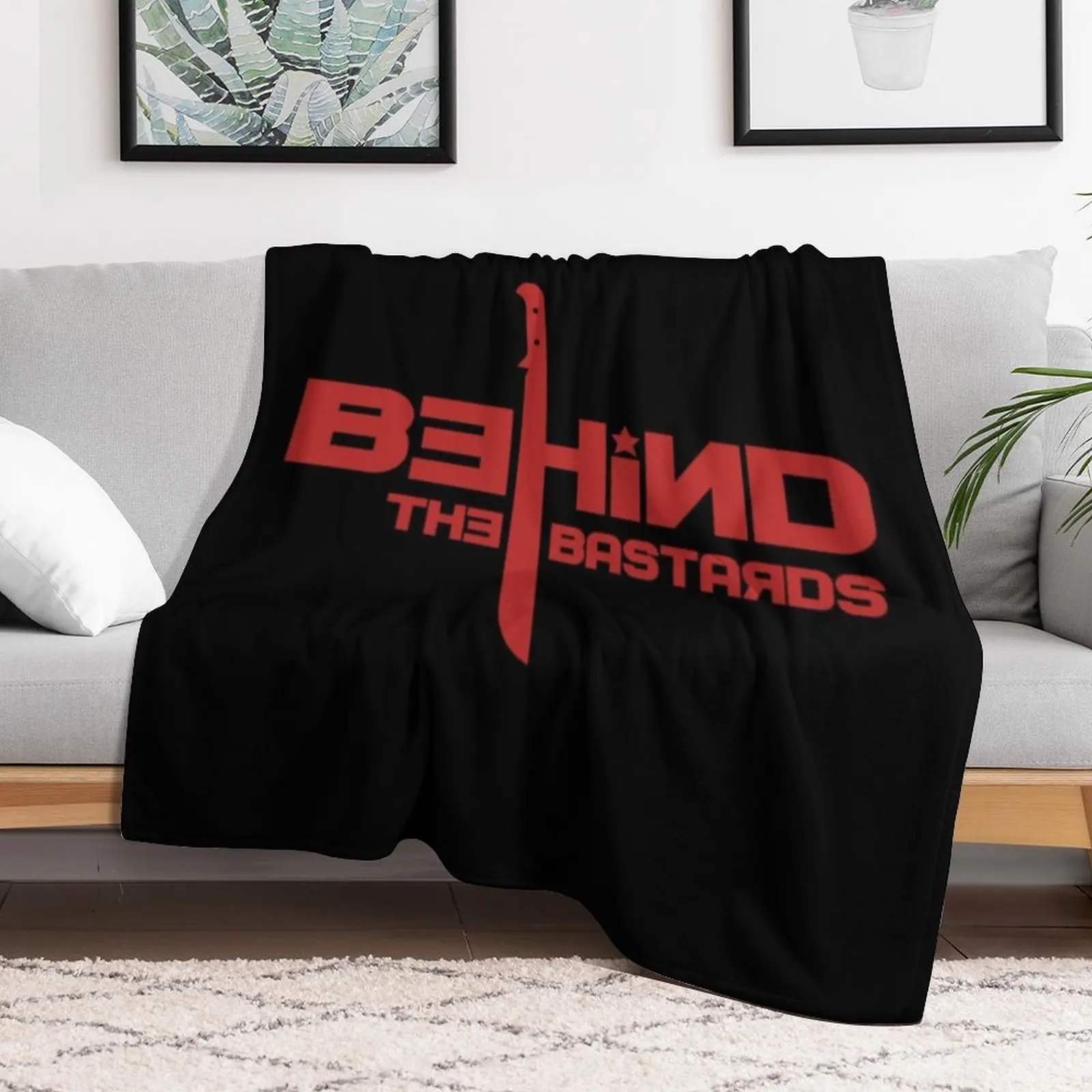 

Behind The Bastards Throw Blanket Luxury St anime Luxury Thicken Cute Plaid Blankets
