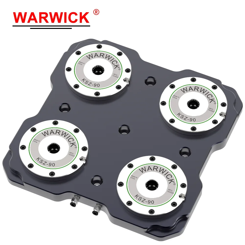 

KSZ90-T4 Zero-point cnc clamping system with 4 stations for shortest set-up time