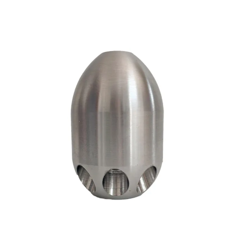 

ZG1 High Pressure Nozzle Spray Stainless Steel Ceramic Nozzle Dredging Sewage Pipe Sediment Impurities 1.5KG