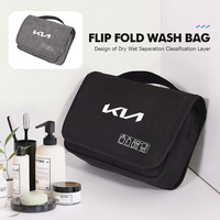 For KIA Car Styling Toiletries Organizer Pouch Flip Fold Hanging Cosmetic Bag Accessories Cerato Soul Venga Forte Spectra Sedona