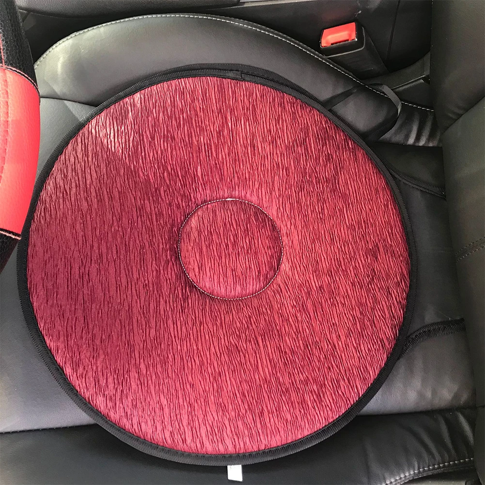 360 Degree Soft Rotation Cushion Car Mat Chair Cushion for Elderly Pregnant Woman Mobility Aid Chair Cushion Comfortable