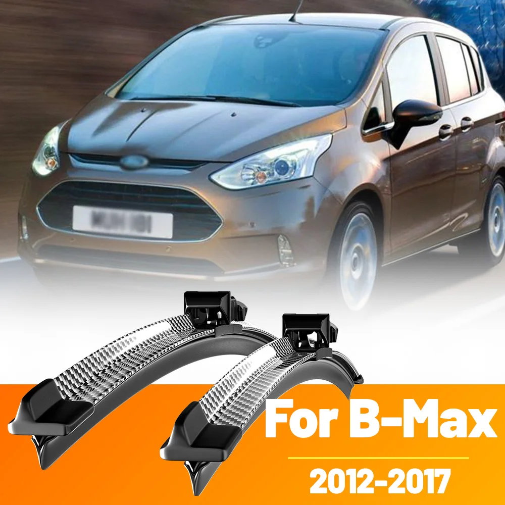 2 stücke Frontscheibe Scheibenwischerblätter Carbon Faser Scheibenwischer Für Ford B-Max BMax B Max 2012-2017 2013 2014 2015 2016