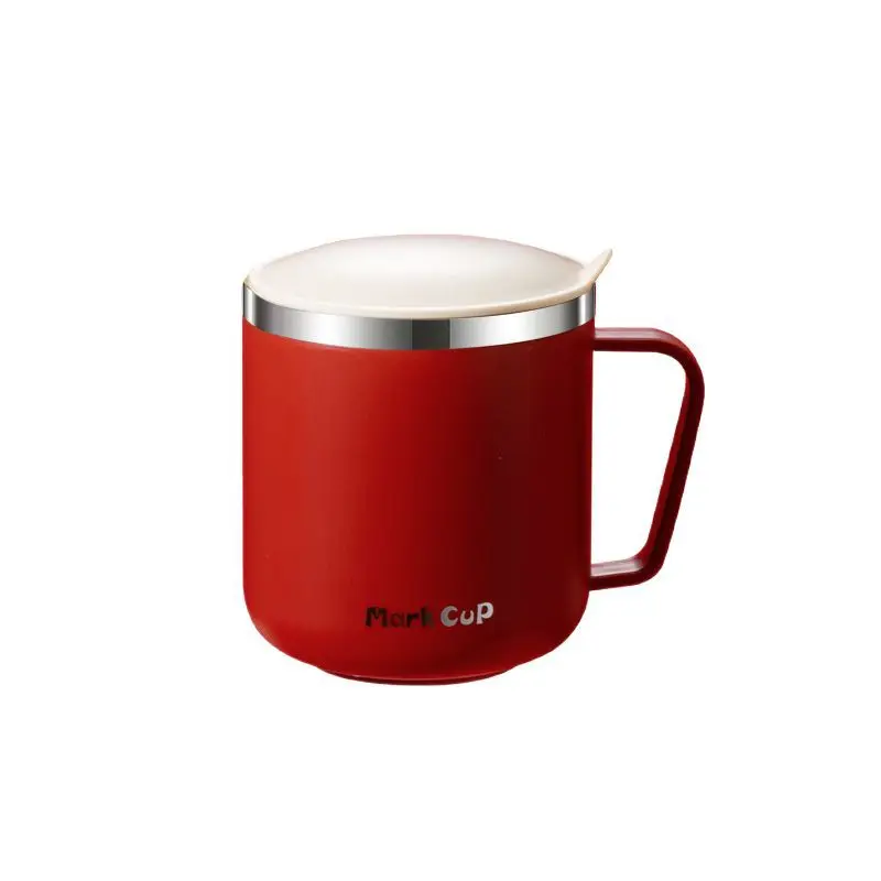 400ML Leak Proof Drinking Cup Drinkware Stainless Steel Coffee Cup With Lid Double Wall Water Bottle Thermal Cup Milk Coffee Mug