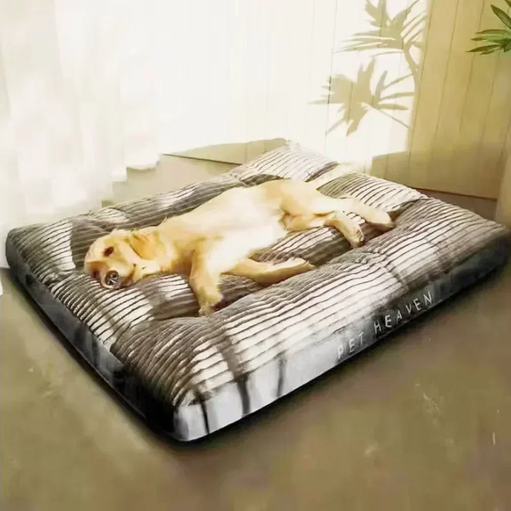 Imagem -02 - Tapete de Veludo Lavável para Cachorro Grande Almofada para Cães de Médio e Grande Porte Cama de Dormir Oversize Pet Sofá para Animais Removíveis