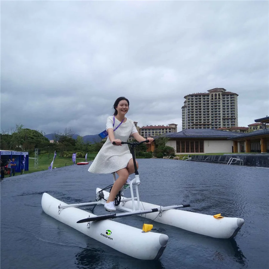 

Favorite New Design Inflatable Water Bike Pedalo Pedal Boat for Sale