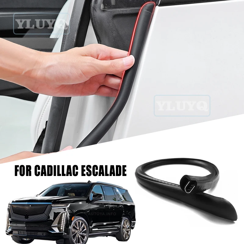

Для двери Cadillac Escalade, уплотнитель на стойку B, звукоизоляционная полоса, водонепроницаемая полоса, автомобильные аксессуары для интерьера
