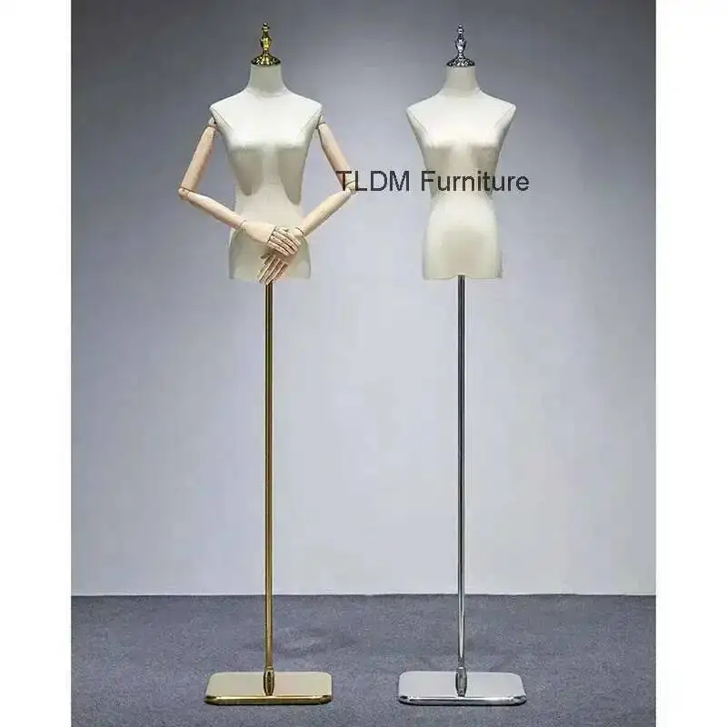 

for Full-body Cotton Korean Shop Bridal Mannequins Support Half-length Mannequin Simple Plastic Display Mannequins for Cloakroom