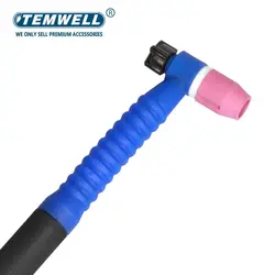 WP9F TIG Welding Torch Lengthen Head Tungsten Argon Arc Cooled Welding Gun Head Accessories