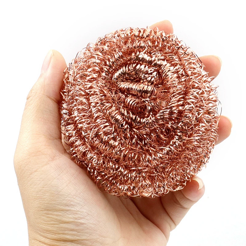 Soldering Iron Tip Cleaner Soldering Cleaning Ball Cleaning Nozzle Tip Copper Wire Cleaner Ball Welding