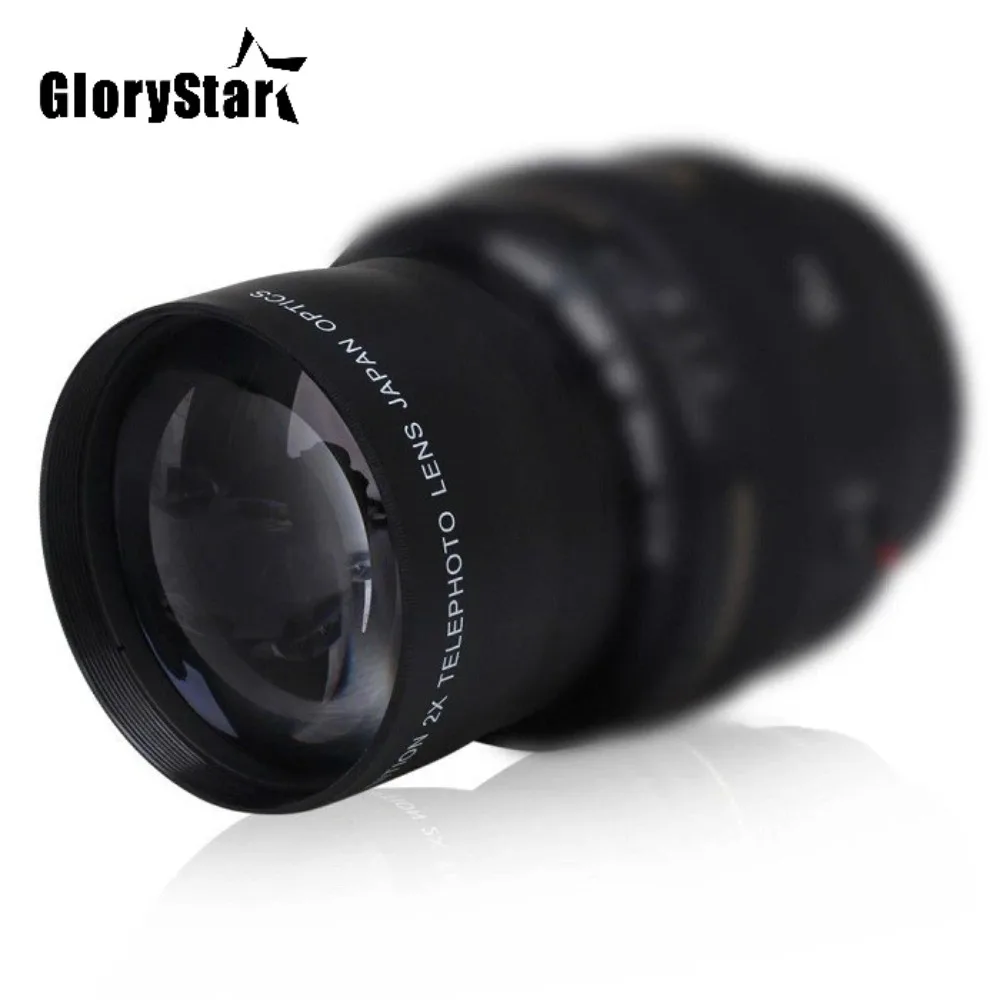 Teleobiektyw GloryStar 52MM 2.0X do Nikon D7100 D5200 D5100 D3100 D90 D60 i innych obiektywów DSLR z gwintem filtra 52MM
